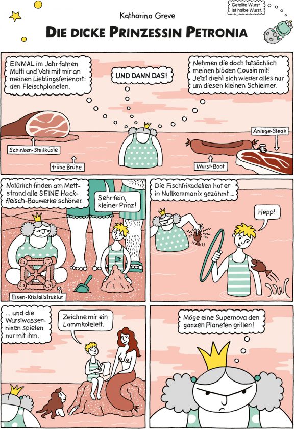 Comic-Strip | Prinzessin Petronia | Folge 7 | © Katharina Greve