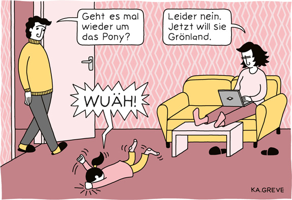 Cartoon | Grönland | © Katharina Greve