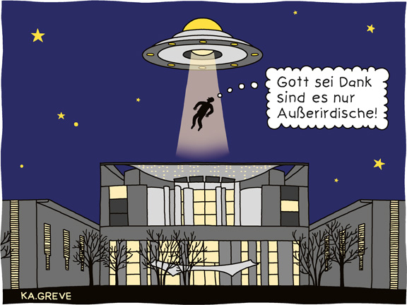 Cartoon | Staatschefs entführen | © Katharina Greve