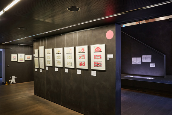 Ausstellung | Caricatura Museum Frankfurt | Katharina Greve "Qualitätsideen seit 1972" | © Britta Frenz